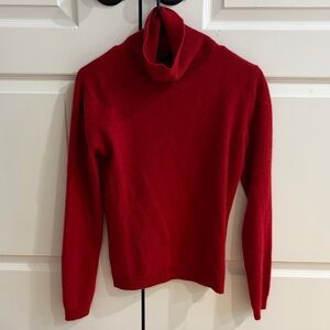 Andrew Christian Red Turtleneck Sweater